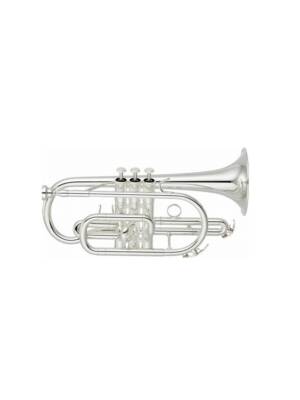 CORNETIM YAMAHA Sib PRATEADO CAMP. GOLD BRASS  YCR4330GS