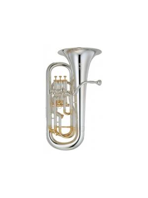 BOMBARDINO YAMAHA Sib 3+1 PISt. CUSTOM COMP. PRATEADO