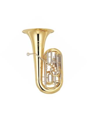 TUBA Fá YAMAHA CUSTOM 4 PIST. FR.+1 CIL. LACADA C/ESTOJO