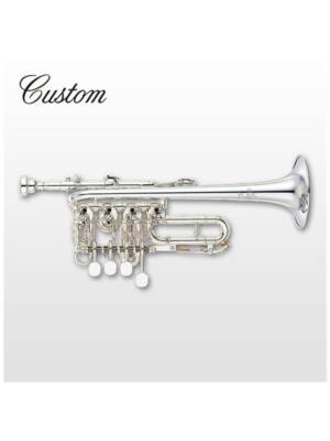 TROMPETE Sib/Lá YAMAHA PICCOLO CUSTOM CILINDROS PRATEADA
