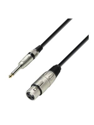 CABO ADAM HALL MICRO XLR FEMEA/JACK MONO 1M