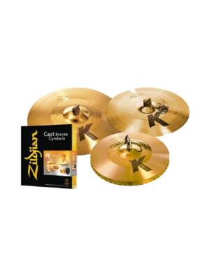 KIT PRATOS ZILDJIAN K CUSTOM HYBRID 14", 17", 21" KCH390