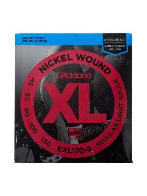 ENCORDOAMENTO DADDARIO BAIXO ELETRICO 5 CORDAS EXL170-5