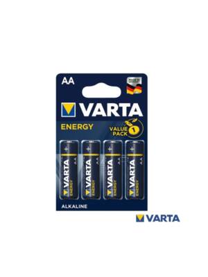 PILHA VARTA 1,5V ALCALINA AA LONG LIFEE (PACK 4)