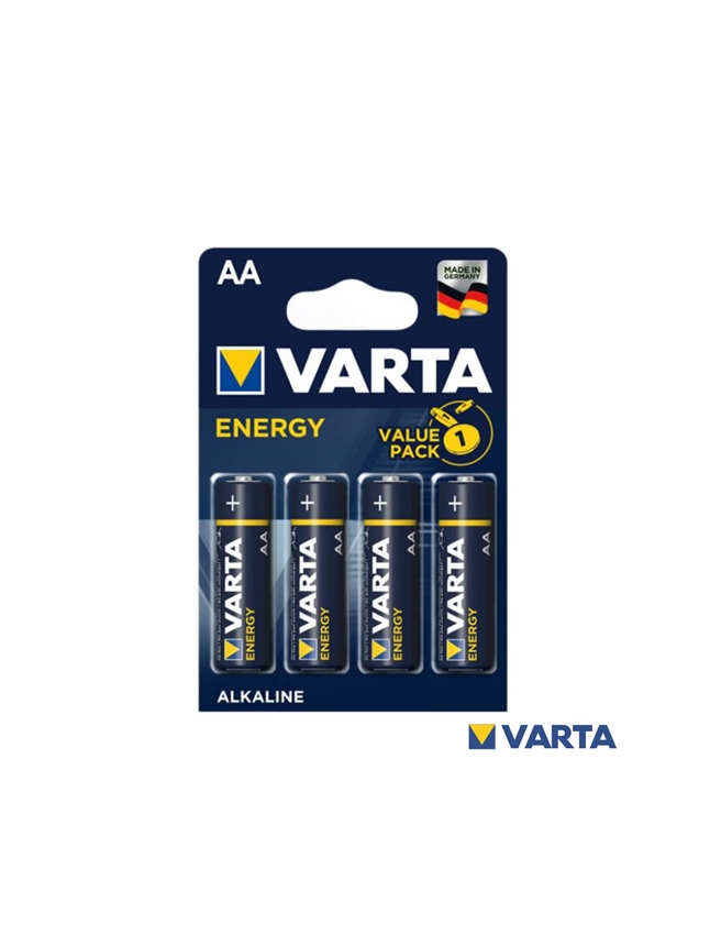 PILHA VARTA 1,5V ALCALINA AA LONG LIFEE (PACK 4)