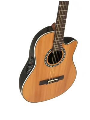 GUITARRA OVATION CLASSICA ELECTROACUSTICA NYLON  C/CUT.