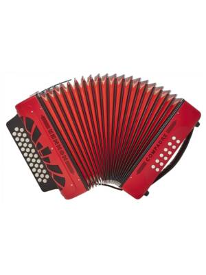 CONCERTINA HOHNER COMPADRE VERMELHA