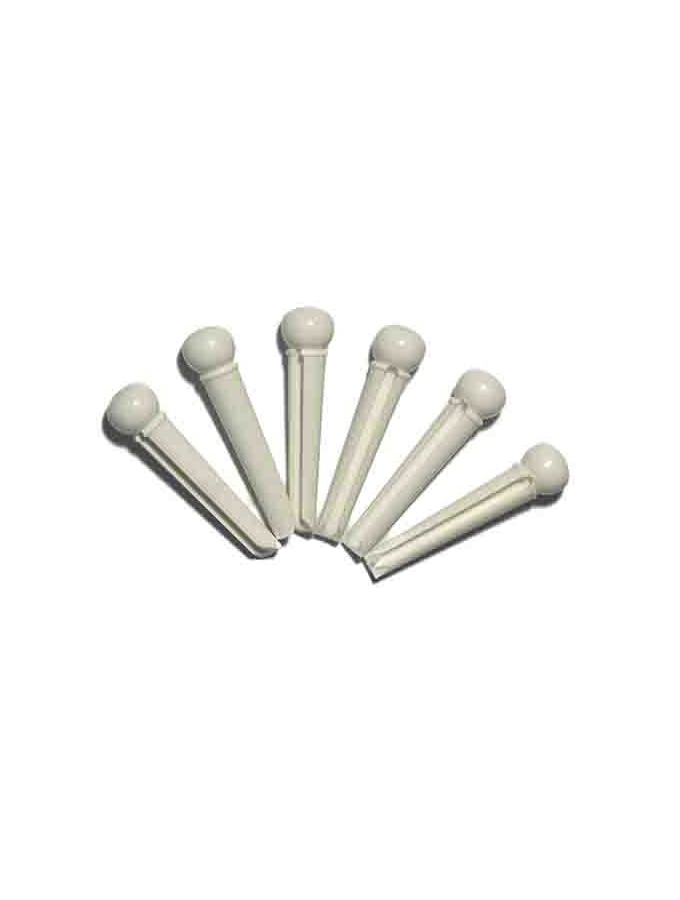 PINOS HOSCO GUITARRA ACUSTICA BRANCOS (CONJ 6)