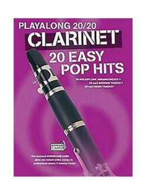 20 ESAY POP HITS PLAYALONG PARA CLARINETE