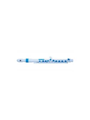 FLAUTA NUVO EM PLASTICO JFULTE 2.0 AZUL E BRANCA N2220