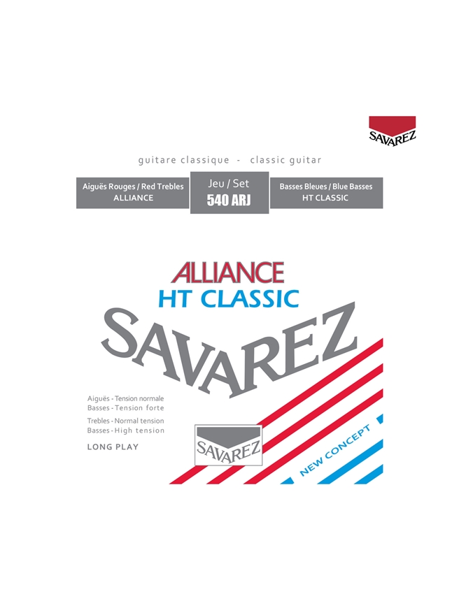 ENCORDOAMENTO SAVAREZ GUITARRA CLASSICA 540ARJ