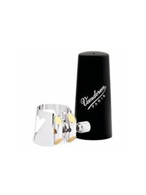 ABRAÇADEIRA+TAPA BOQUILHAS VANDOREN CLARINETE OPTIMUM SILVER