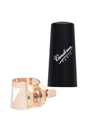 ABRAÇADEIRA+TAPA BOQUILHAS VANDOREN CLARINETE OPTIMUM GOLD