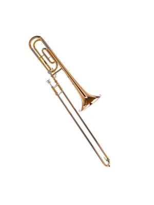 TROMBONE YAMAHA VARAS Fá/Sib LACADO TUB. ESTREITA C/ESTOJO