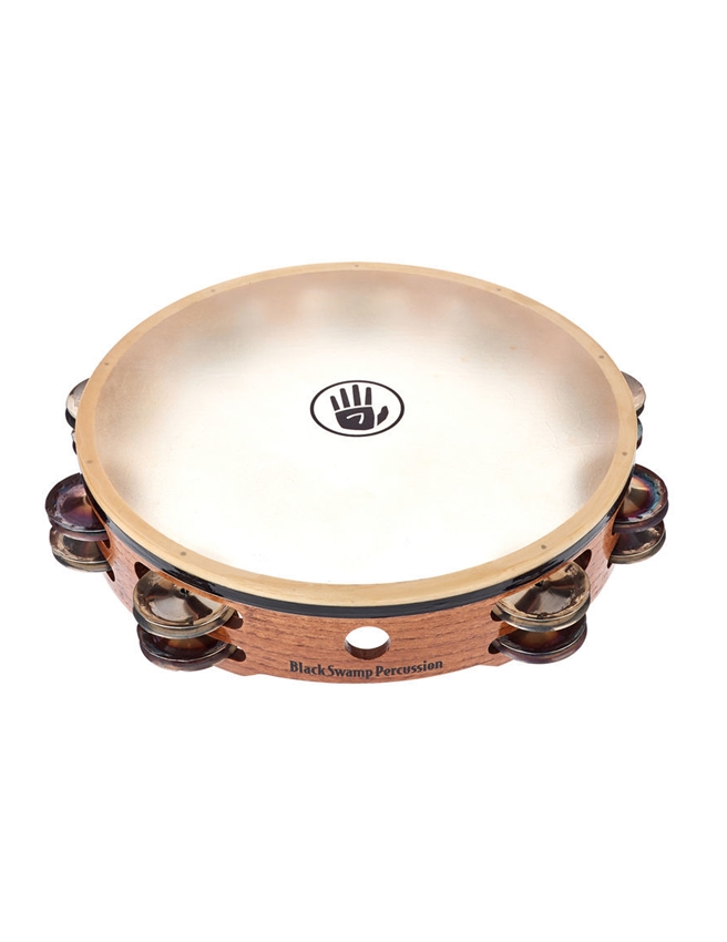 PANDEIRO BLACKSWAMP PELE 2 FILAS SOALHAS SOUNDART 10" CR/SIL