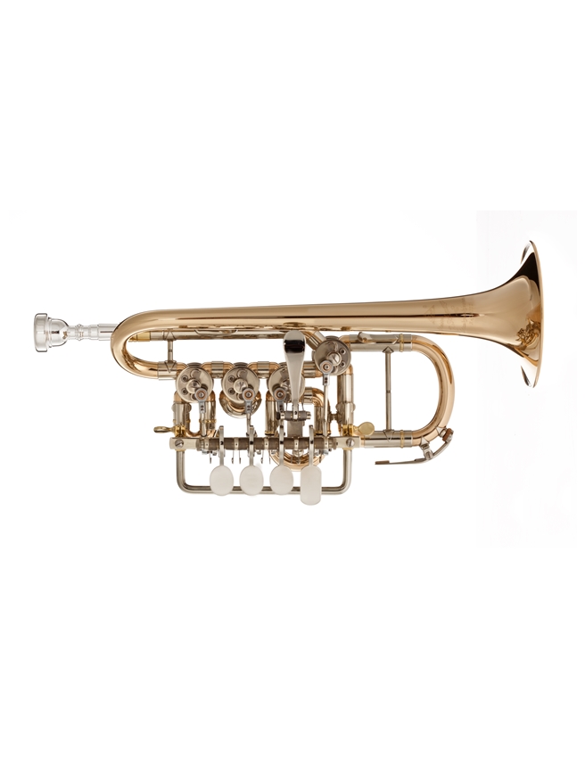 TROMPETE PICCOLO Sib/Lá SCHERZER LACADA C/ESTOJO