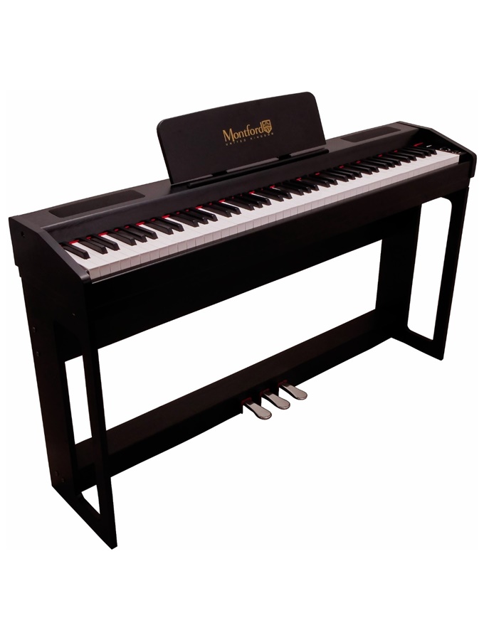 PIANO DIGITAL MONTFORD PORTATIL 88 TECLAS PRETO - Image 2