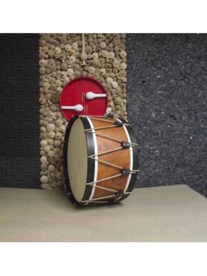 BOMBO TRADICIONAL CASCOS MADEIRA 40CM C/MACETA