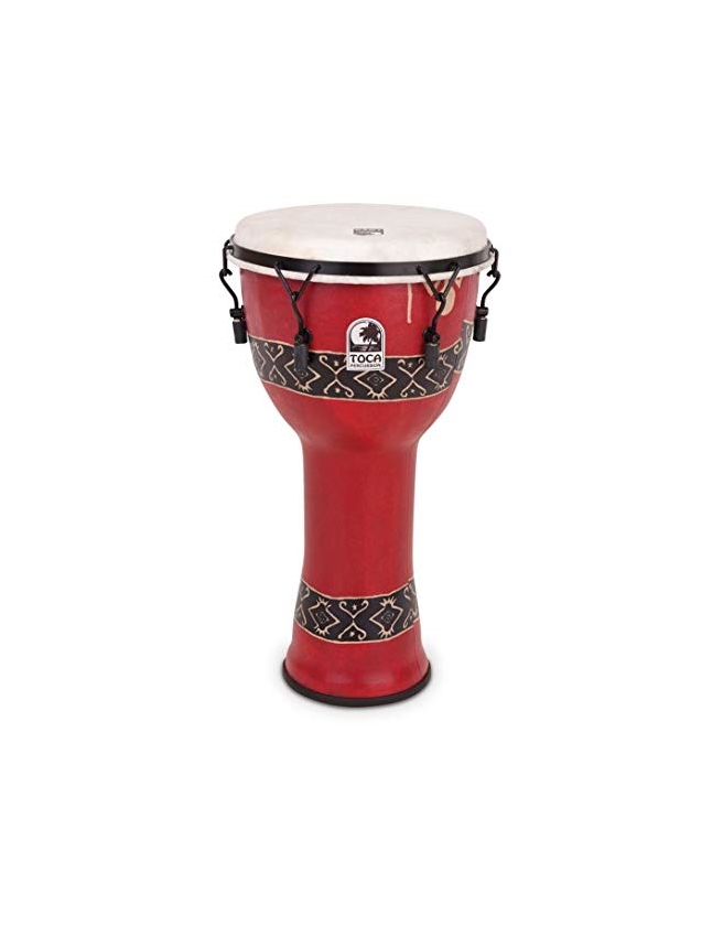 DJEMBE TOCA FREESTYLE 12" AFINAÇÃOP MECANICA BALI RED