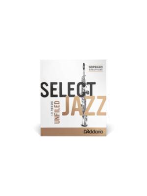 PALHETA SAX SOIPRANO DADDARIO SELECT JAZZ 3M UNFIELD
