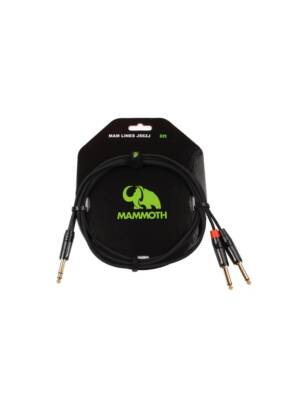 CABO MAMMOTH AUDIO 1 JAC ST/2 JACK MONO 2M MAM LINES JS62J