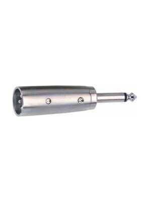 ADAPTADOR QUIK LOK XLR MACHO/JACK MONO MACHO G123K