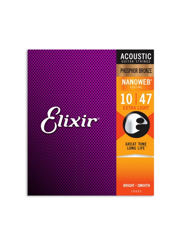 ENCORDOAMENTO ELIXIR P/GUIT. ACUST. PHOSPHOR BRONZE 10/47