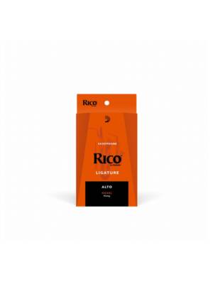 ABRAÇADEIRA + TAPA BOQUILHAS RICO SAX ALTO METAL NIQUELADA
