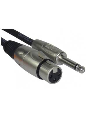 CABO SCHULZ MICROFONE JACK MONO/XLR FEMEA 5M MIK5