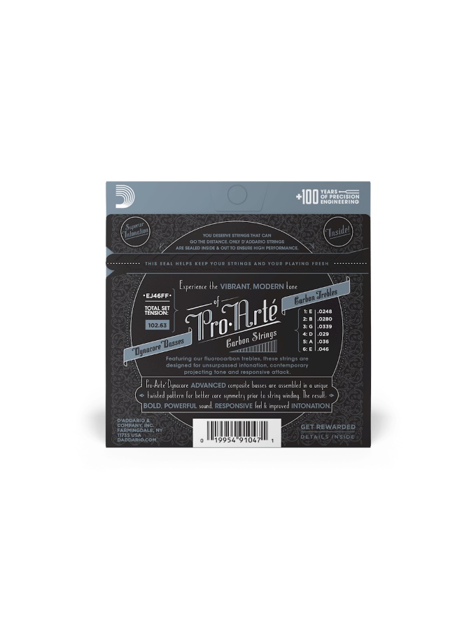 ENCORDOAMENTO DADDARIO GUITARRA CLASSICA CARBONO EJ46FF - Image 3