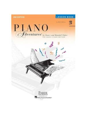PIANO ADVENTURES BY NANCY AAND RANDALL FABER LESSON BOOK 2B