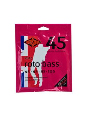 ENCORDOAMENTO ROTOSOUND BAIXO ELTRICO 4 CORDAS RB45