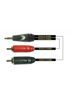 CABO SCHULZ MINI JACK ST/RCA 1M
