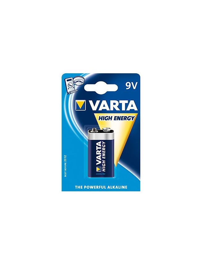 PILHA VARTA 9V ALCALINA