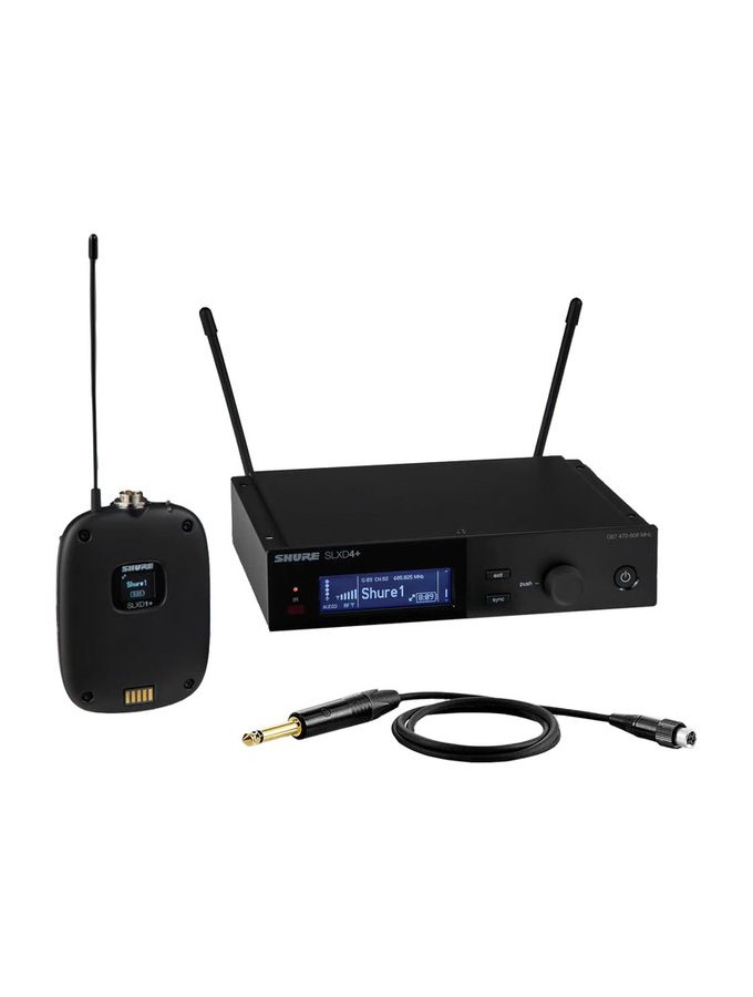 RECEPTOR SHURE DIGITAL UHF SLXD+ P/INSTRUMENTO