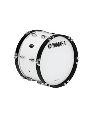 BOMBO YAMAHA MARCHA 22" X 10" BRANCO